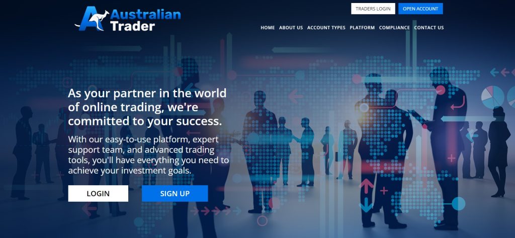 Australian Trader website